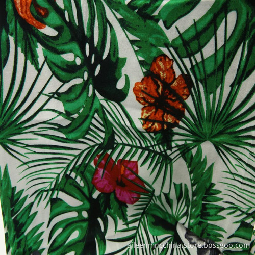100% rayon spun viscose with popular print
